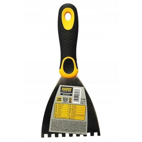 Spatule crantée en acier inoxydable 10 cm 6 mm