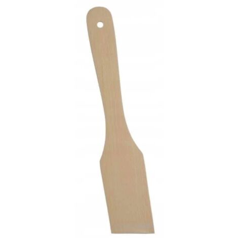 Spatule de cuisine en bois, droite, EKO, 28,5 cm