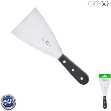 Spatule de Cuisine Inox Grenoble 9 cm. Noir