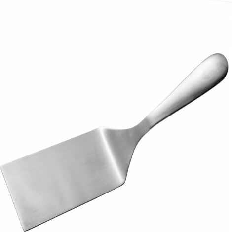 Spatule de cuisson courte en acier inoxydable 304, modèle plat