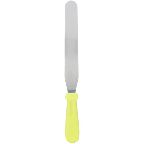 Spatule de Dépilation en Acier Inoxydable 8 Pouces, Couteau à Cire Droite pour Mélange et Ajustement