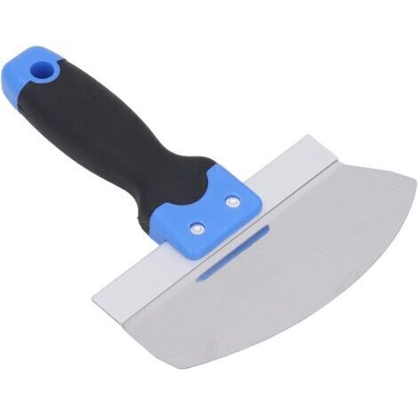 Spatule de peintre courbe, couteaux en acier inoxydable, spatule à mastic rectifiée, truelle courbe rectifiée, spatule courbe, outil à main pour plaques de plâtre