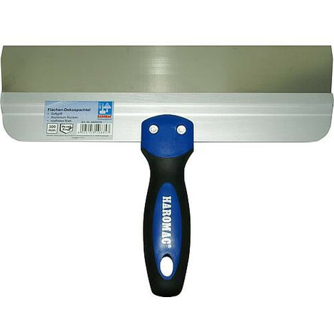 Spatule Deko plate 250 mm Haromac, avec poignée Soft et dos alu