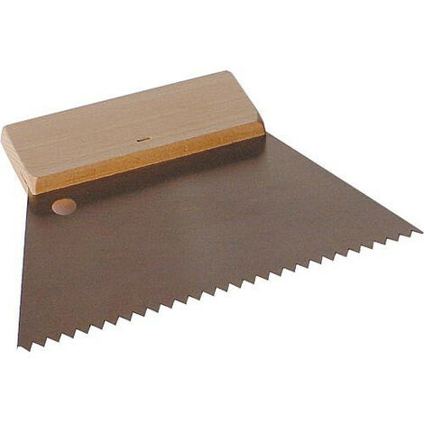 Spatule dentee C4 8x8x250mm bois