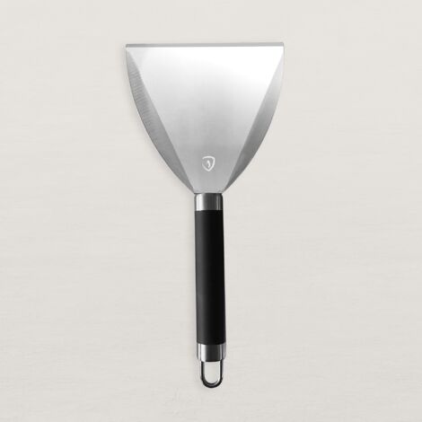 Spatule d'entretien en inox pour plancha