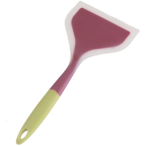 Spatule en Silicone Anti‑adhésive Large pour Cuisson, Gâteau, Pizza, Steak – Ustensile de Cuisine (Vert)