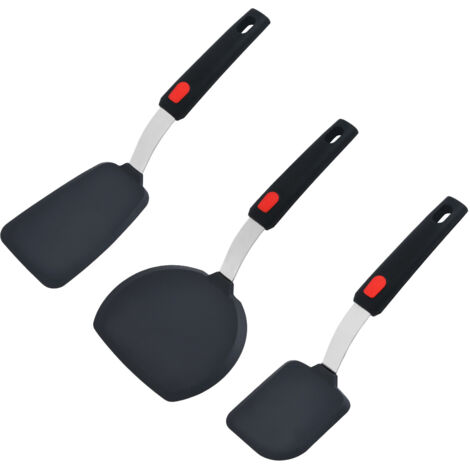 Spatule en silicone - Spatule en silicone résistante à la chaleur, résistance à la température maximale de 315 °C (600 °F) - Ensemble de spatules - Sans BPA