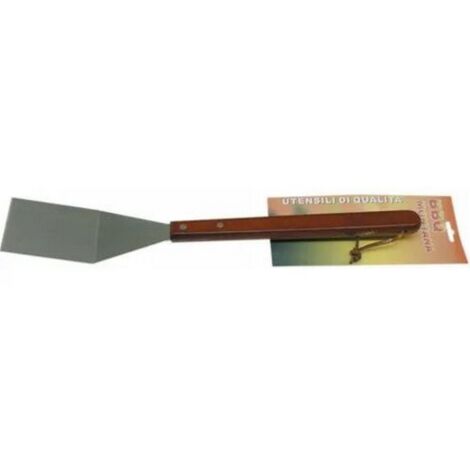 Spatule e'troite Montana en acier avec manche en bois pour accessoires de barbecue