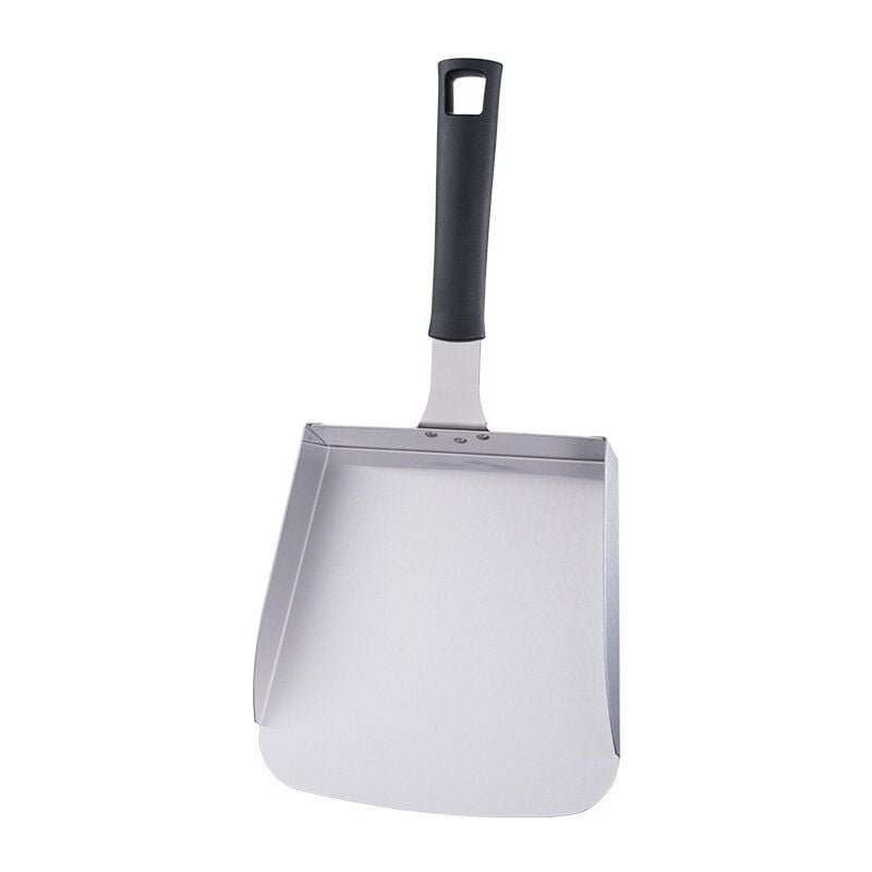 Tigrezy - Spatule extra-large en acier inoxydable pour le riz, les légumes et plus encore, outil idéal pour barbecue, repas en plein air et plaques