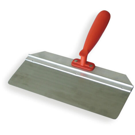 Spatule extra-souple – Lame 0,2 mm avec renfort aluminium – Largeur 25 cm – Poignée plastique ergonomique – Idéale pour lissage fin, enduit de finition et travaux de précision