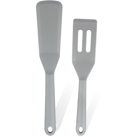 Spatule fine monobloc en silicone, spatule à œufs, spatule à long manche, spatule à crêpes, spatule de cuisson résistante à la chaleur, spatule à pancakes antiadhésive