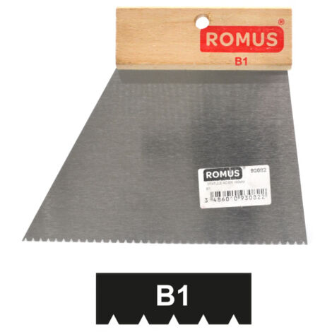 Spatule Lame Fixe Denture B1 180mm - Romus