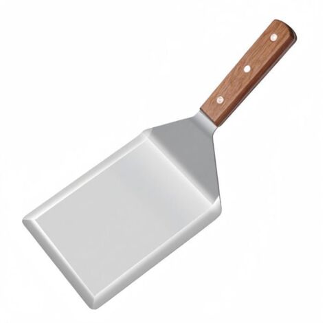 Spatule pour plaque de cuisson, spatule en acier inoxydable, spatule à hamburger de 12,7 cm de large - Spatule à hamburger robuste