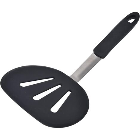 Spatule ronde extra large en silicone, antiadhésive, large spatule ronde, pour œufs à crêpes et plus encore