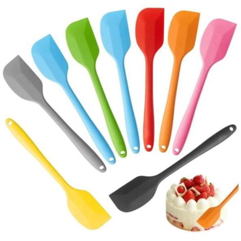 Spatule Silicone - Marquise - 9 Pièces - Résistante à la chaleur - 21 cm - Multicolore