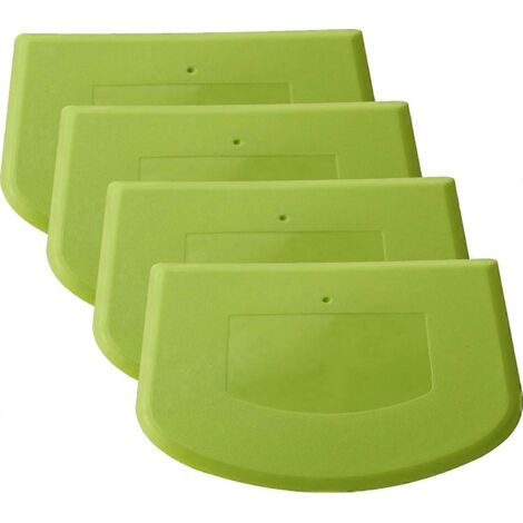 Spatule spéciale flexible en plastique, lot de 4