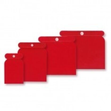 Spatules à peinture en plastique, lot de 4.