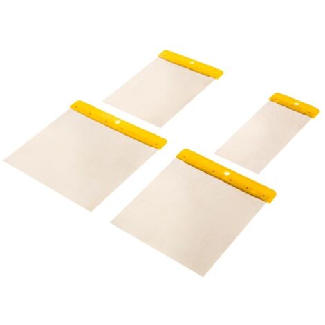 Spatules de peinture japonaises, lot de 4.
