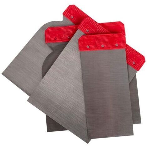 Spatules - Pour mastic - Carrosserie, lissage, grattoir, bricolage - 4 tailles - NTools
