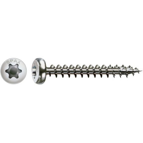 SPAX 0207000400303 Holzschraube 4 mm 30 mm T-STAR plus Edelstahl A2 200 St.