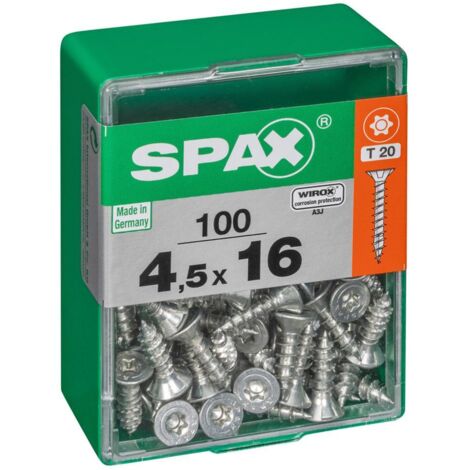 Spax 4,5x16 Universal Senkkopf T-STAR plus VGW WIROX A9J 4,5x16 M 1