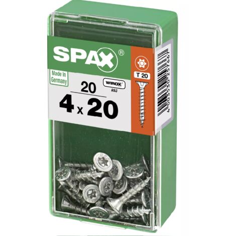 Spax 4x20 Universal Senkkopf T-STAR plus VGW WIROX A9J 4x20 S 20