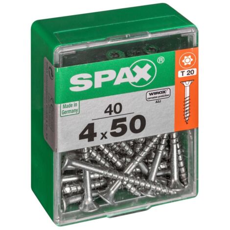 Spax 4x50 Universal Senkkopf T-STAR plus TGW WIROX A9J 4x50 M 40