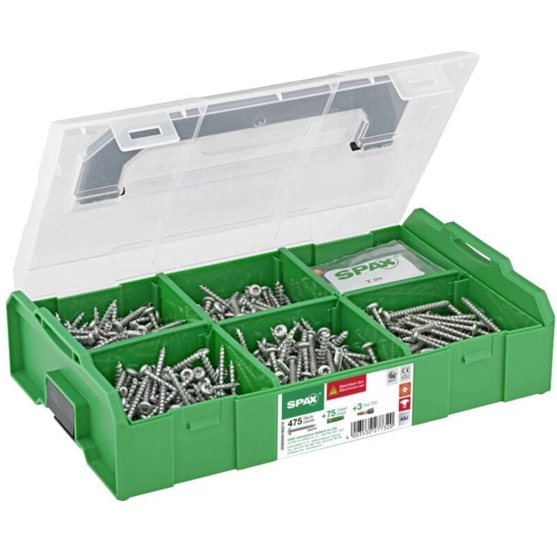 5000009160219 Assortiment de vis combinées 1 set - Spax