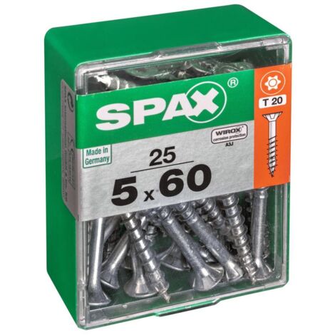 Spax 5x60 Universal Senkkopf T-STAR plus TGW WIROX A9J 5x60 M 25
