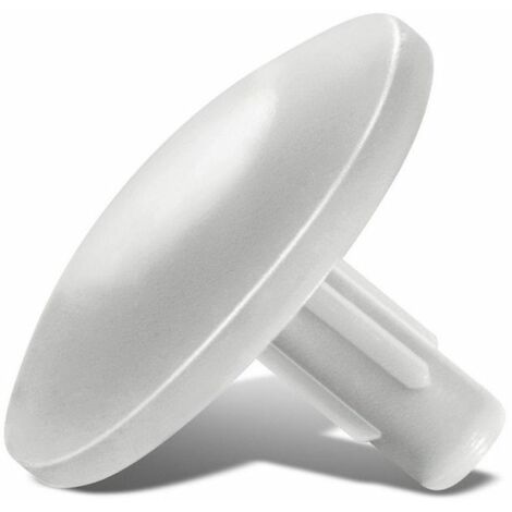 Spax Cache plastique pour vis universelle avec trou, blanc - 500 unités - 5000009200009