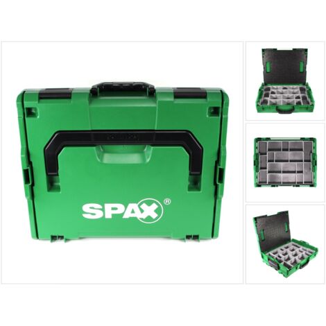 Spax L-Boxx Koffer Kunststoff Groß, Leer Mit Einsätzen -x-