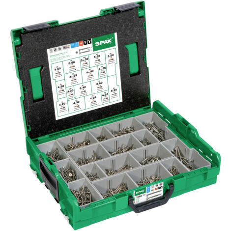 SPAX Montagekoffer L-BOXX 10 70 Stück A2