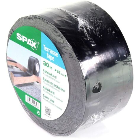 Spax Nastro impermeabile nero 87 mm x 30 m