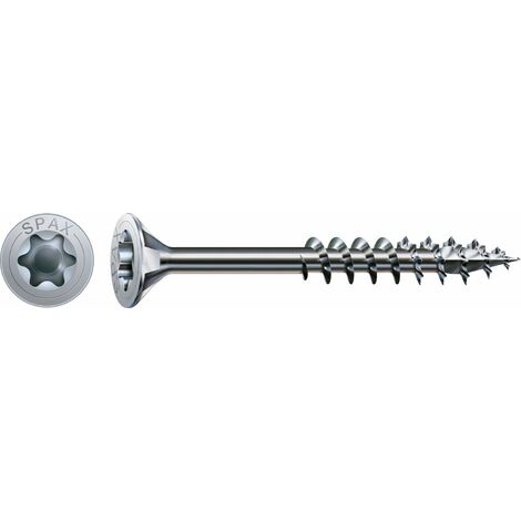 Spax Senkkopf T-STAR plus Teilgewinde - Stahl Wirox-Silber