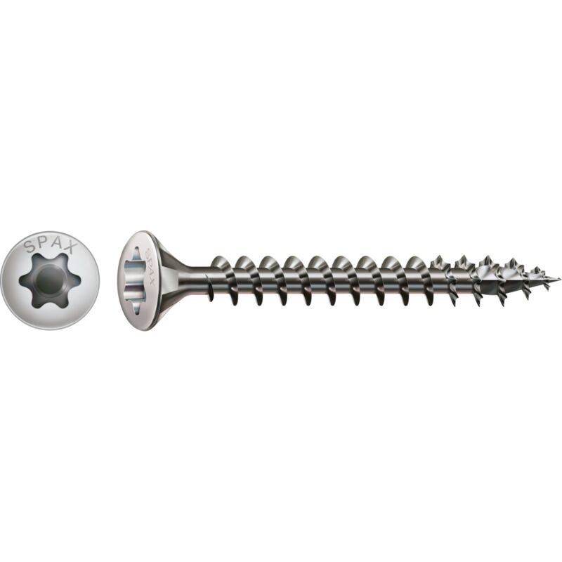 Spax - Edelstahl 3, 5 X 16 Mm Linsensenkkopf T-star Plus Vollgewinde 4cut Edelstahl Rostfreiei A2 200 Stk