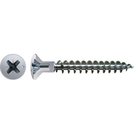 Spax Universalschrauben 4.5 x 50 mm PZ 2 - 25 Stk. Holzschrauben