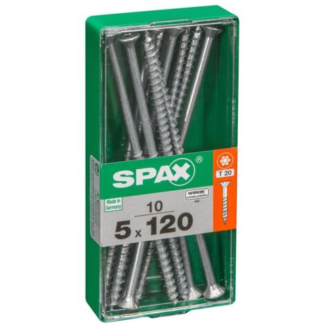 Spax Universalschrauben 5.0 x 120 mm TX 20 - 10 Stk. Holzschrauben
