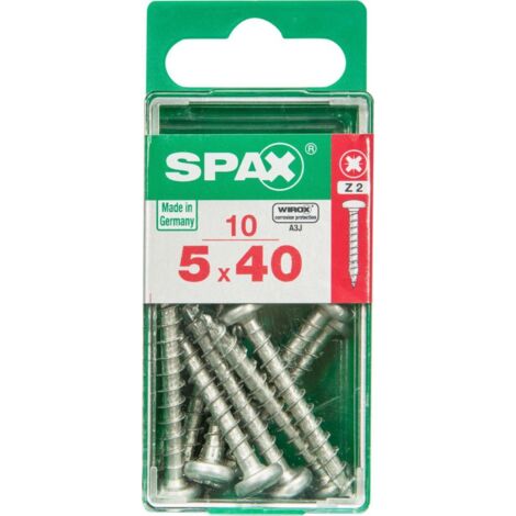 Spax Universalschrauben 5.0 x 40 mm TX 20 - 10 Stk. Holzschrauben
