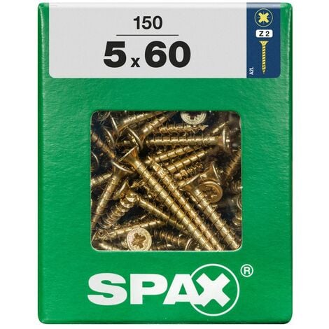 SPAX Schrauben- und Dübel-Set Spax Spreizdübel 6.0 x 30 mm - 80 Stück
