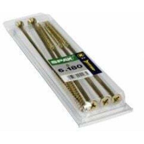 Spax Universalschrauben 6.0 x 180 mm PZ 3 - 5 Stk. Holzschrauben