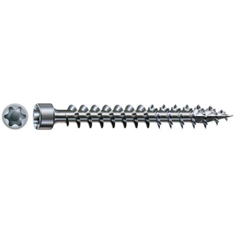 Spax Vis bois Tête cylindrique TC TORX T30 6X140 Filetage total 4CUT WIROX-30 pièces