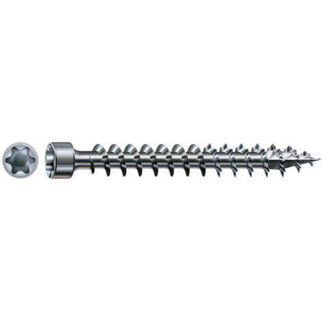 Spax Vis bois Tête cylindrique TC TORX T30 6X160 Filetage total 4CUT WIROX-1 pièce