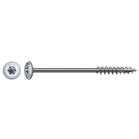 Spax Vis bois Tête disque TORX T30 6X280 Filetée sur 65 4CUT WIROX-20 pièces