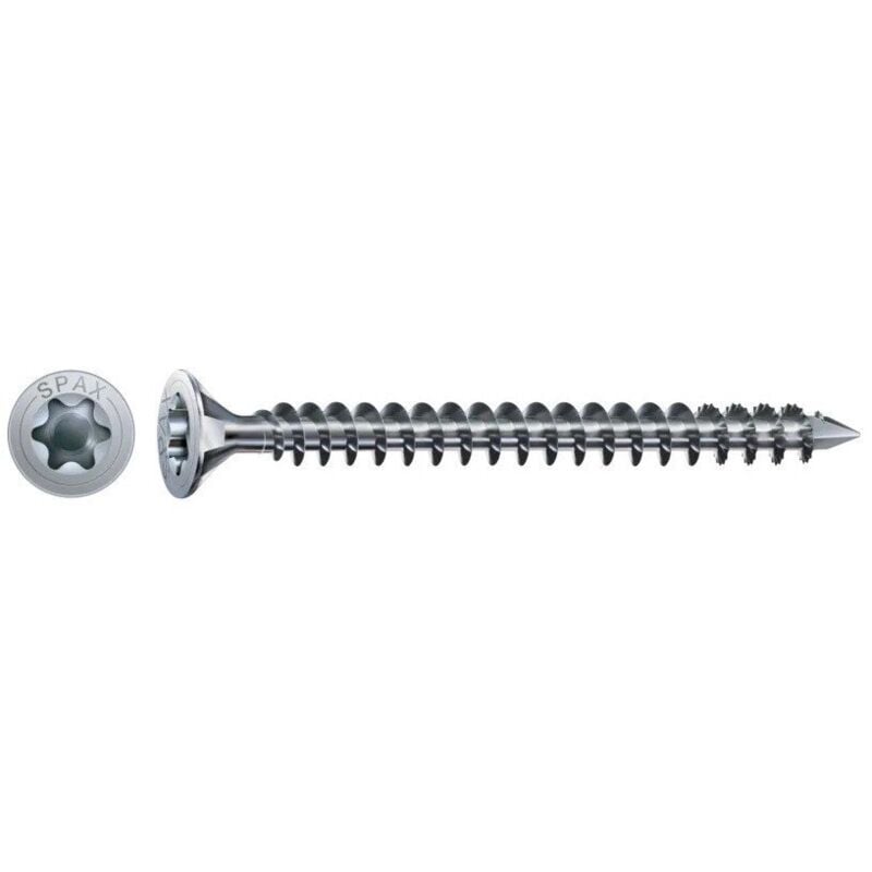 Spax Vis bois Tête fraisée tf torx T40 8X500 Filetage total WIROX-5 pièces