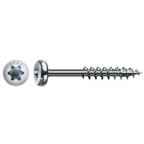 Spax Vis bois Tête ronde TR T-STAR+ TORX T30 WIROX 6X70-30 pièces