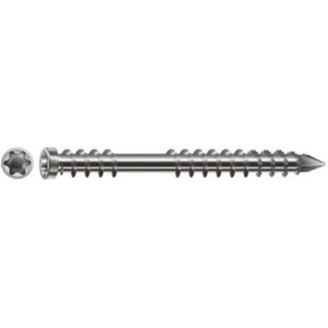 Spax Vis terrasse Tête cylindrique TC TORX T25 5X50 Inox A2-100 pièces
