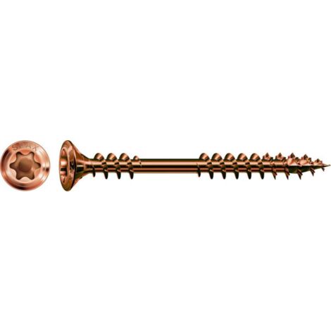 SPAX Vite per facciate acciaio inossidabile A2 effetto anticato,4,5 x 43 mm,500 Stk. - Box con manico