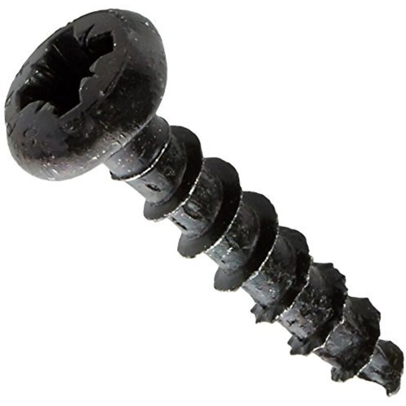 Vite Spax Testa Cilindrica Croce Tutto Filetto Nera D.4x20 Mm