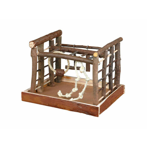 Spazio gioco natural living, 35x29x25cm per Uccelli