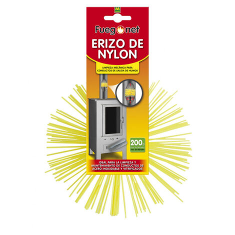 Spazzacamino a riccio in nylon ø200mm fuegonet 231540 massó